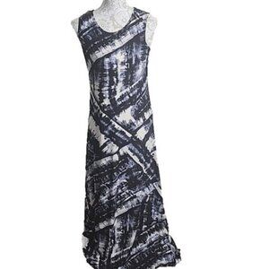 Attitudes by Renee Dress Maxi Lightweight Mulit Sleeveless Petite Women's XSP